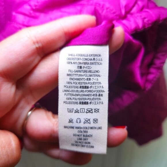 FREE PEOPLE Purple Easy Quilted Bomber Oversized Jacket size Small - Picture 8 of 9